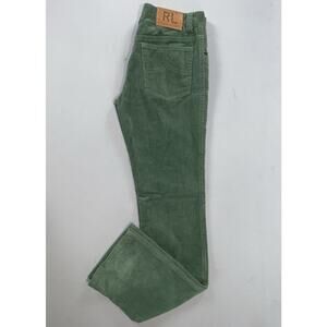 Ralph Lauren Vintage 5-Pocket 100% Cotton Corduroy Jeans in Lichen. Size 2, NWT!